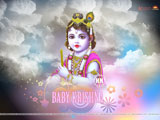 Baby Krishna Wallpaper